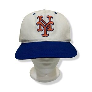Vintage 90s New York Mets Snap Back Hat